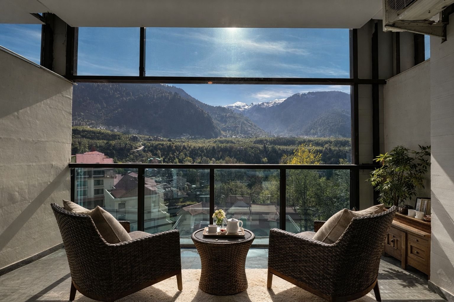 Scenic mountain view