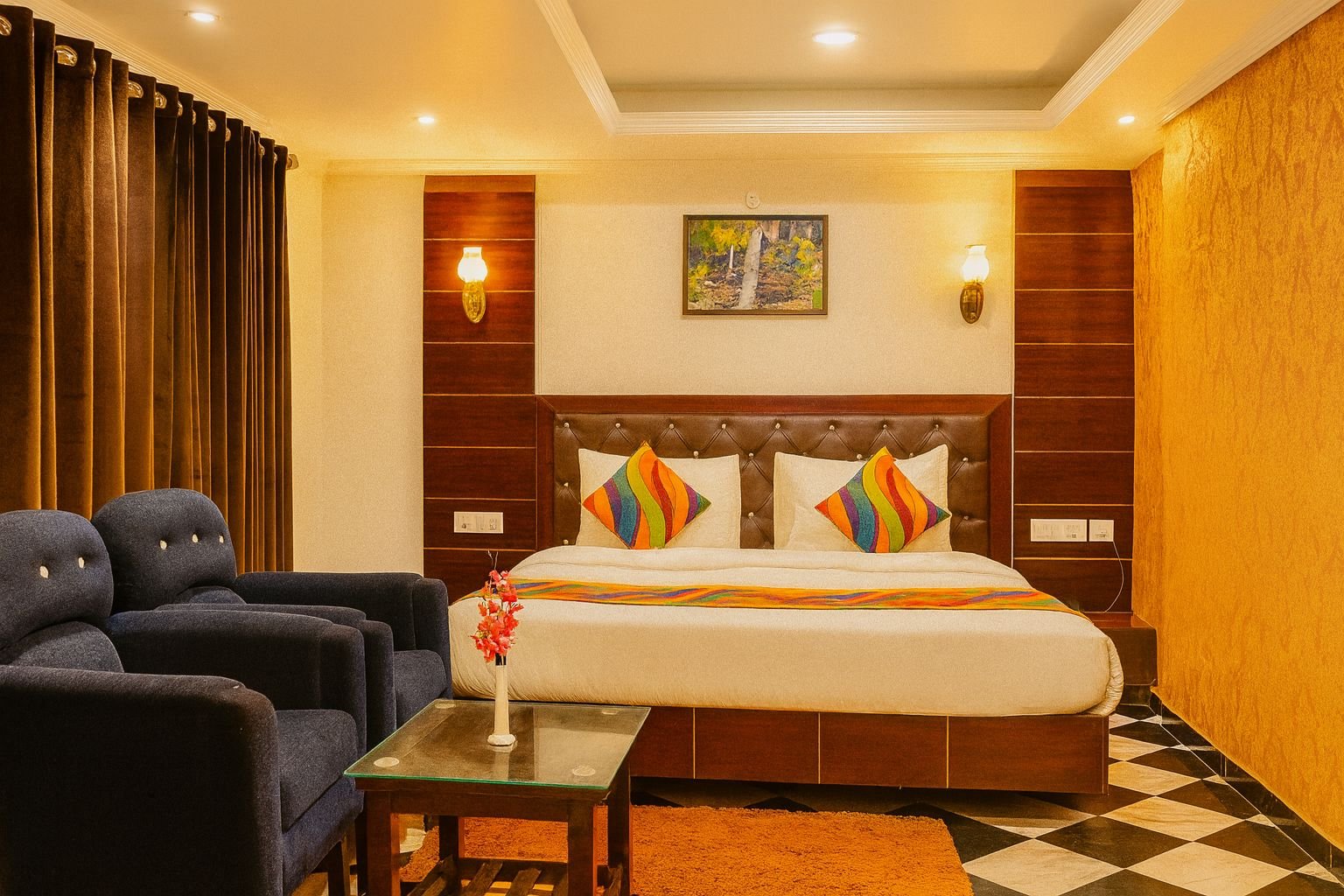 Guest room at The Grand White
